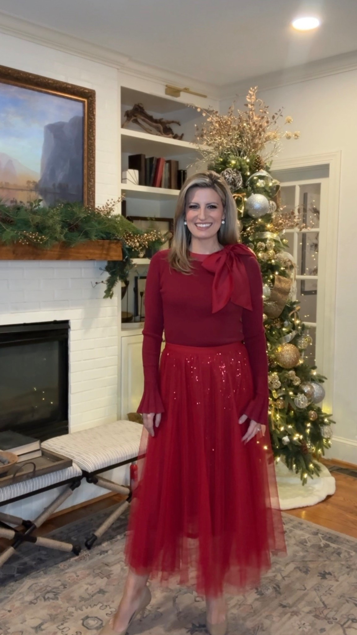 My favorite holiday dress!! Sparkles and all! 

#LTKHoliday #LTKOver40 #LTKootd