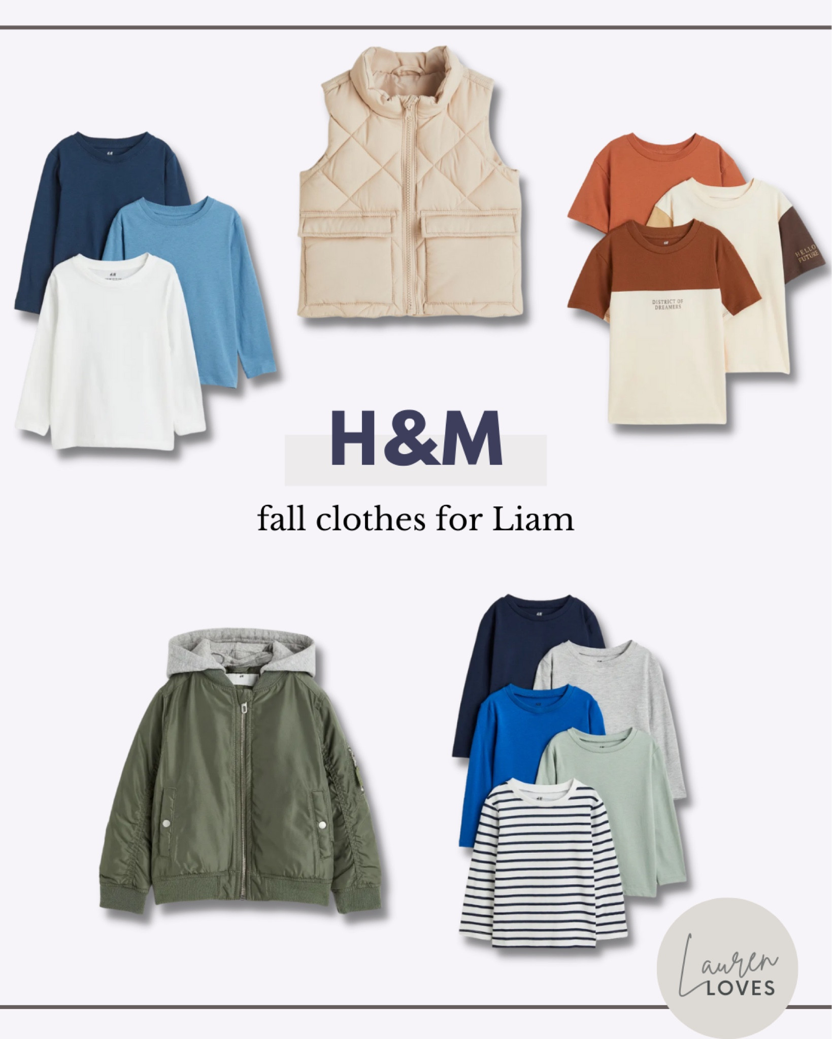 Recent order of fall clothes for Liam at H&M

#LTKSeasonal #LTKkids