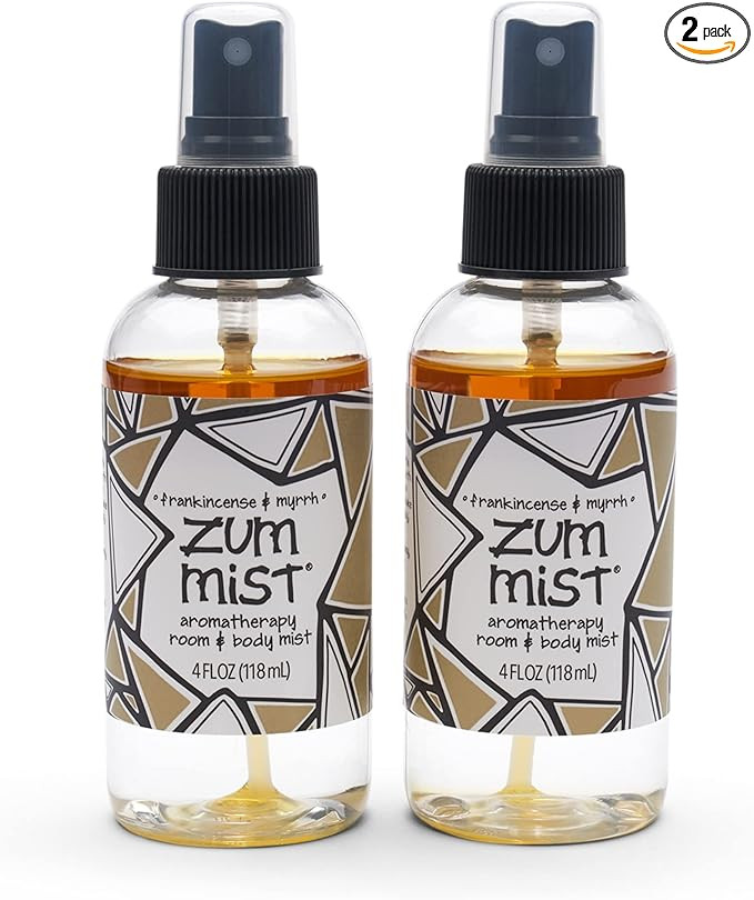 Zum Mist Room and Body Spray - Frankincense and Myrrh - 4 fl oz (2 Pack) | Amazon (US)