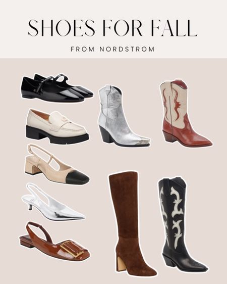 Shoes for fall from Nordstrom - silver boots, heels, workwear shoes, western boots, flats, knee high boots 🍂

#LTKshoecrush #LTKworkwear #LTKfindsunder100