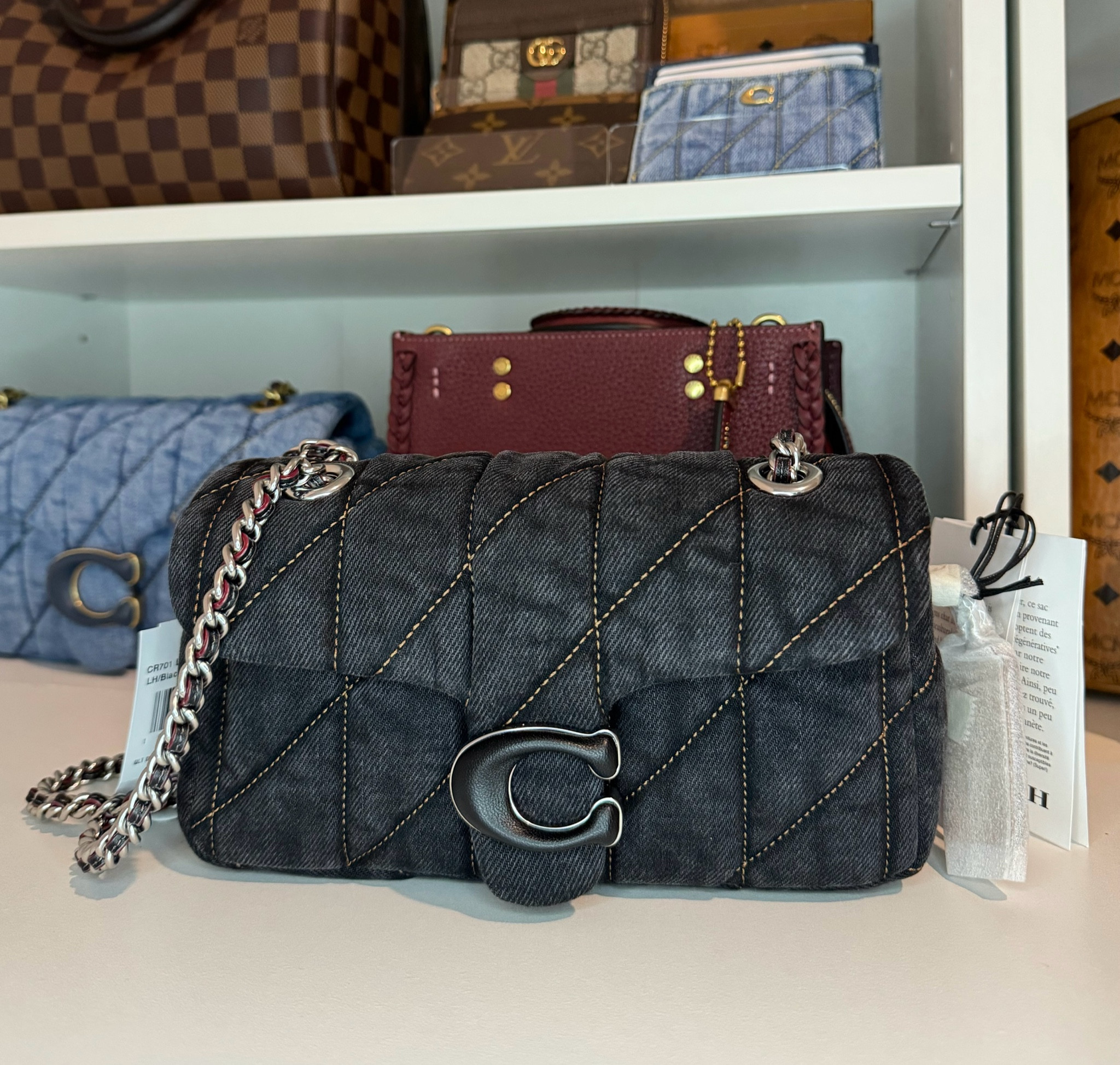 Dark Denim by Coach 🤩 #Coach #CoachTabby #QuiltedTabby