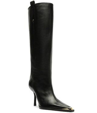 Raffaela Up Leather Cap Toe Boots | Dillard's