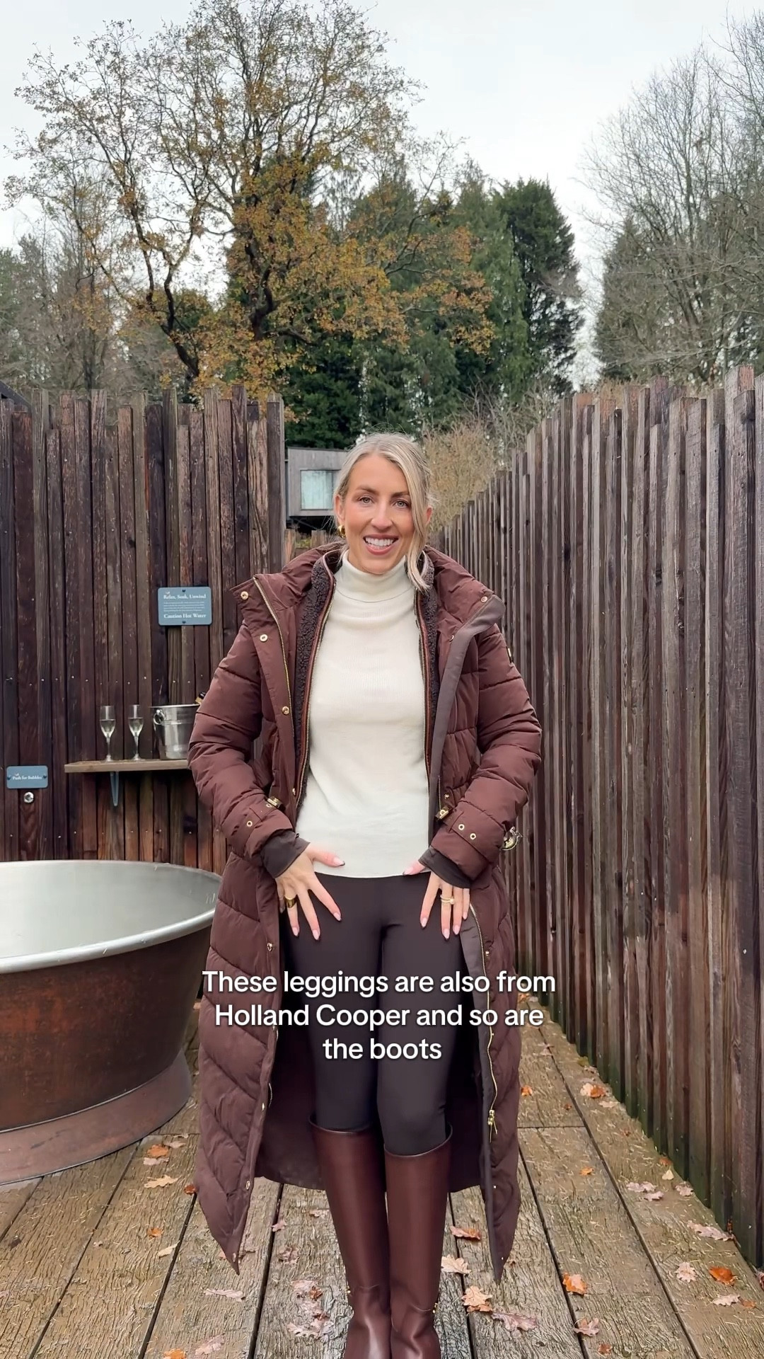 Upgraded my dog walking coat to this Holland Cooper puffer coat 🐶🤎

Dog walking outfit, brown leggings, leather boots, puffer coat, down feather coat 

#LTKuk #LTKwinter #LTKautumn