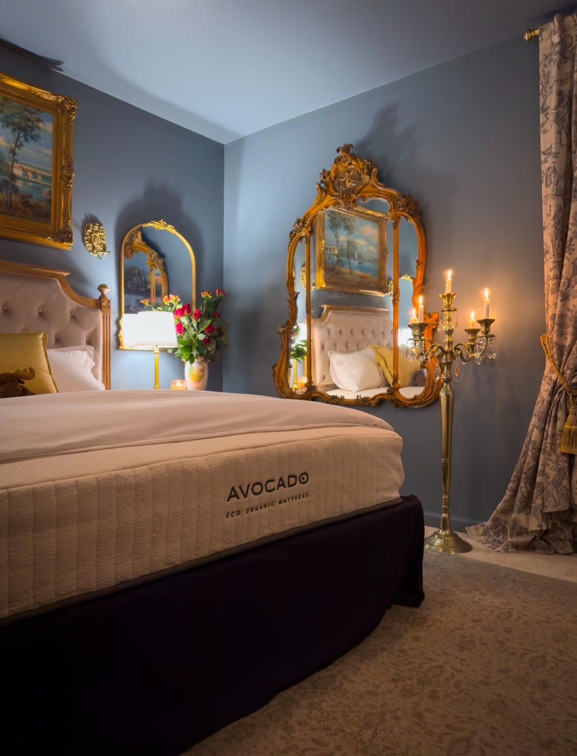 Elevate your bedroom with new eco friendly mattress and cozy touches. Dreamy nights await! 🌿🛏️

#CallSignDesign #Vintage #Luxury #InteriorDesign #InteriorDecorating #Elegance #Chandelier #OldWorldCharm #DesignStyle #CastleCore #OldWorldCharm  #SimpleSwaps