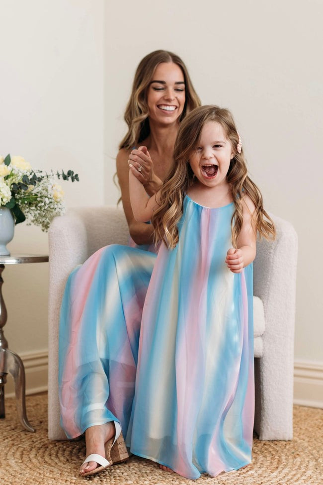 Oceans Of Love Multi Ombre Maxi Dress | Pink Lily