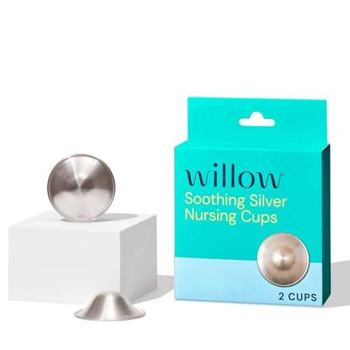 Willow - Silver Nursing Cups, 2 Pack, Breastfeeding Nipple Covers for Protection & BPA Free | Amazon (US)