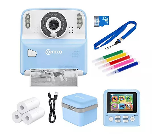 Contixo KC2 Instant Print Kids Camera 1080P - QVC.com | QVC