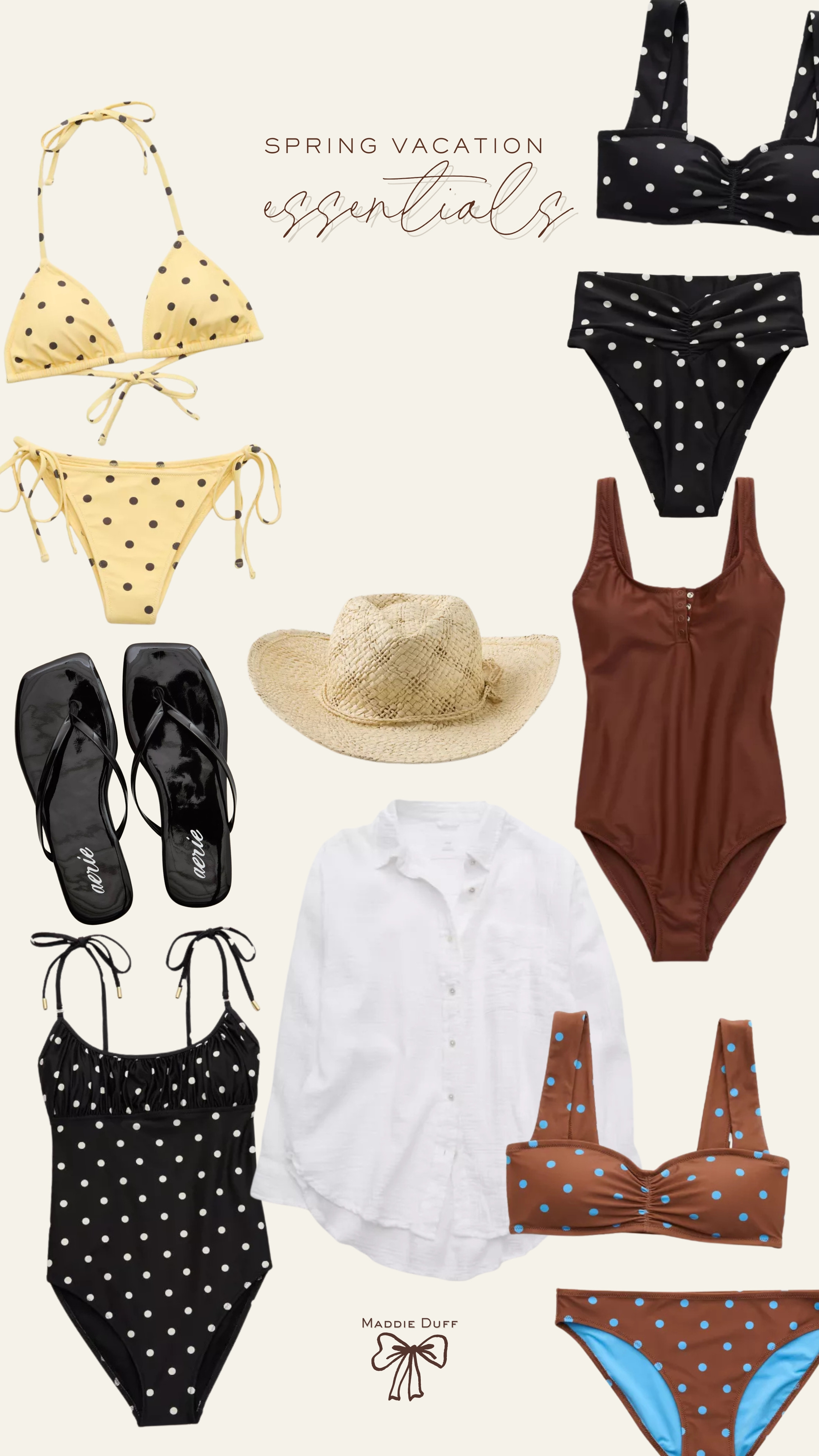 Affordable spring vacation essentials

aerie, affordable swimsuits, affordable one piece 

 #LTKmomlife #LTKSwim