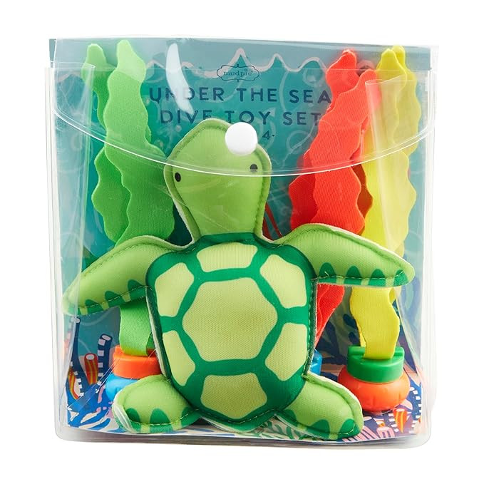 Mud Pie Kids Turtle Dive Toy Set ; 6" X 6 1/2" | Amazon (US)