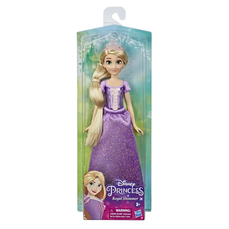 Disney Princess Royal Shimmer Rapunzel Doll, with Skirt and Accessories - Walmart.com | Walmart (US)