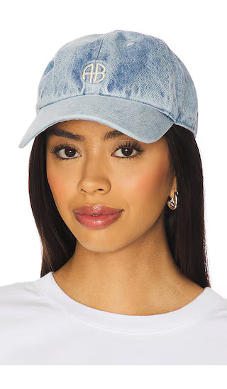 Jeremy Baseball Cap in Blue Denim | Revolve Clothing (Global)