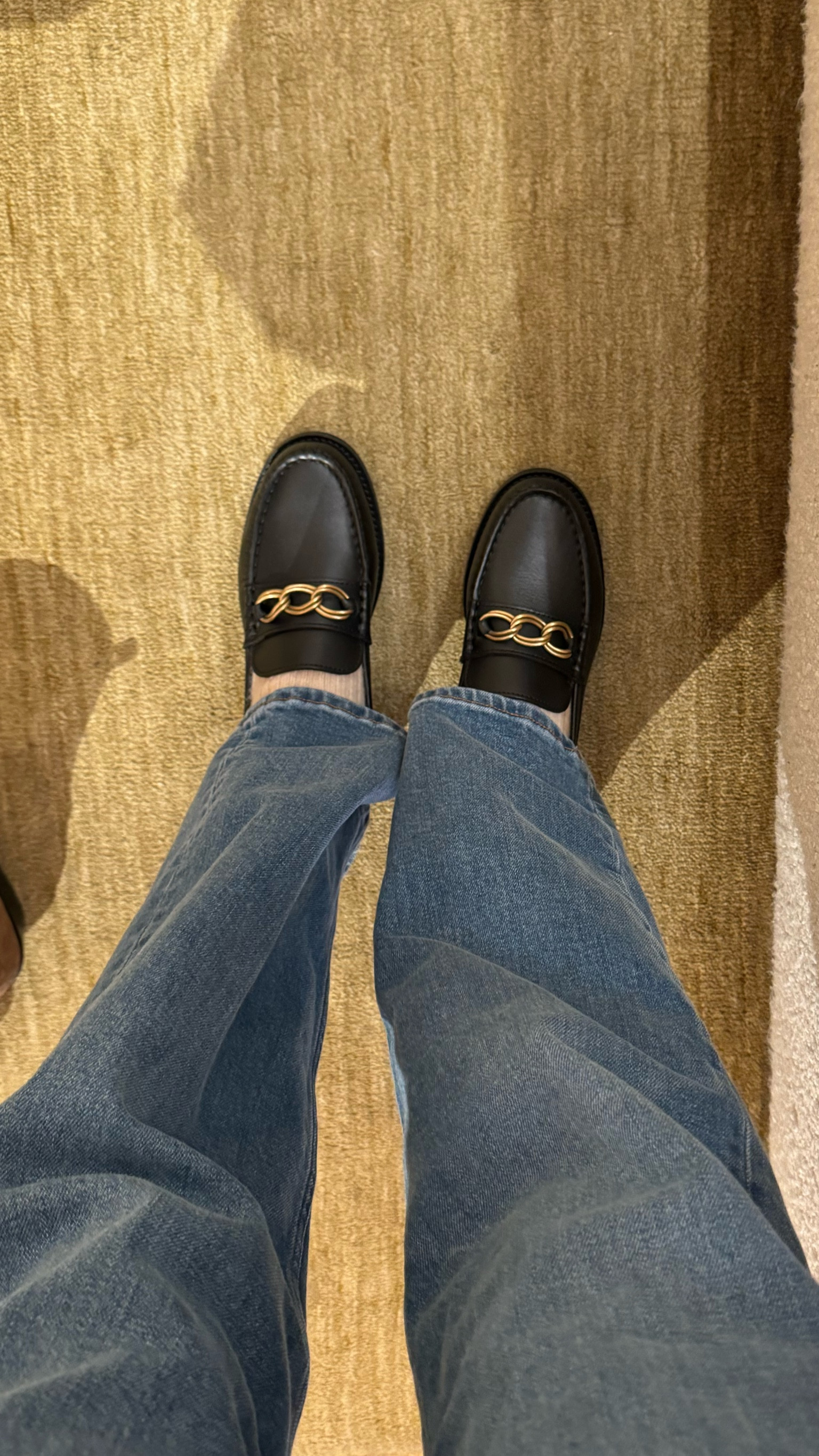 Still dreaming of these gorgeous black loafers. I love the chain detail on top. They’re super comfortable! I bought a size US 5 because of the new shoe sizing here! If you’re a true 6 like I am, then you are now a size 5. 

#LTKShoeCrush