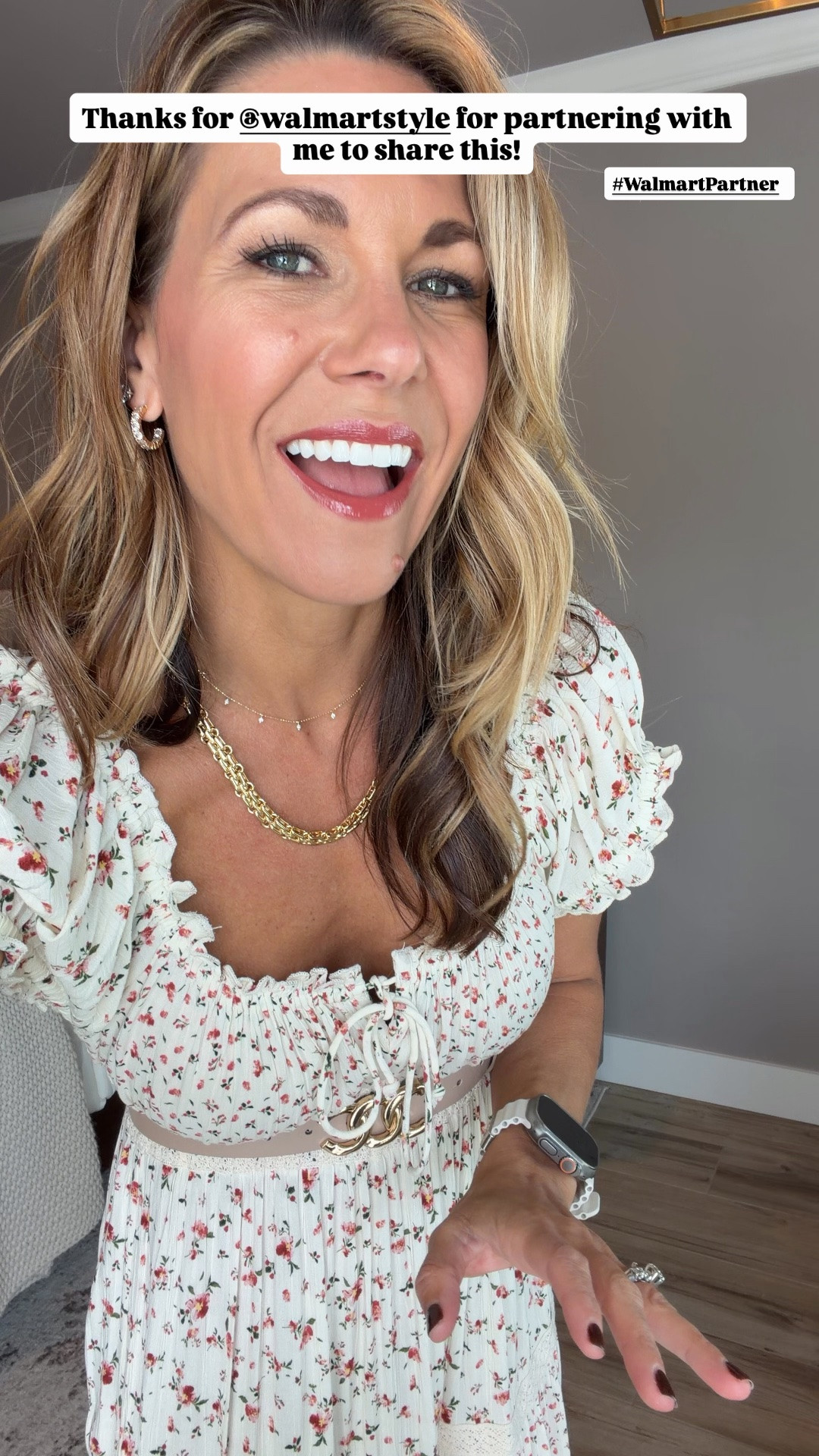 This Walmart dress comes into color options and is so sweet! Runs true to size, I’m wearing the extra small for reference ￼

#LTKSeasonal #LTKOver40