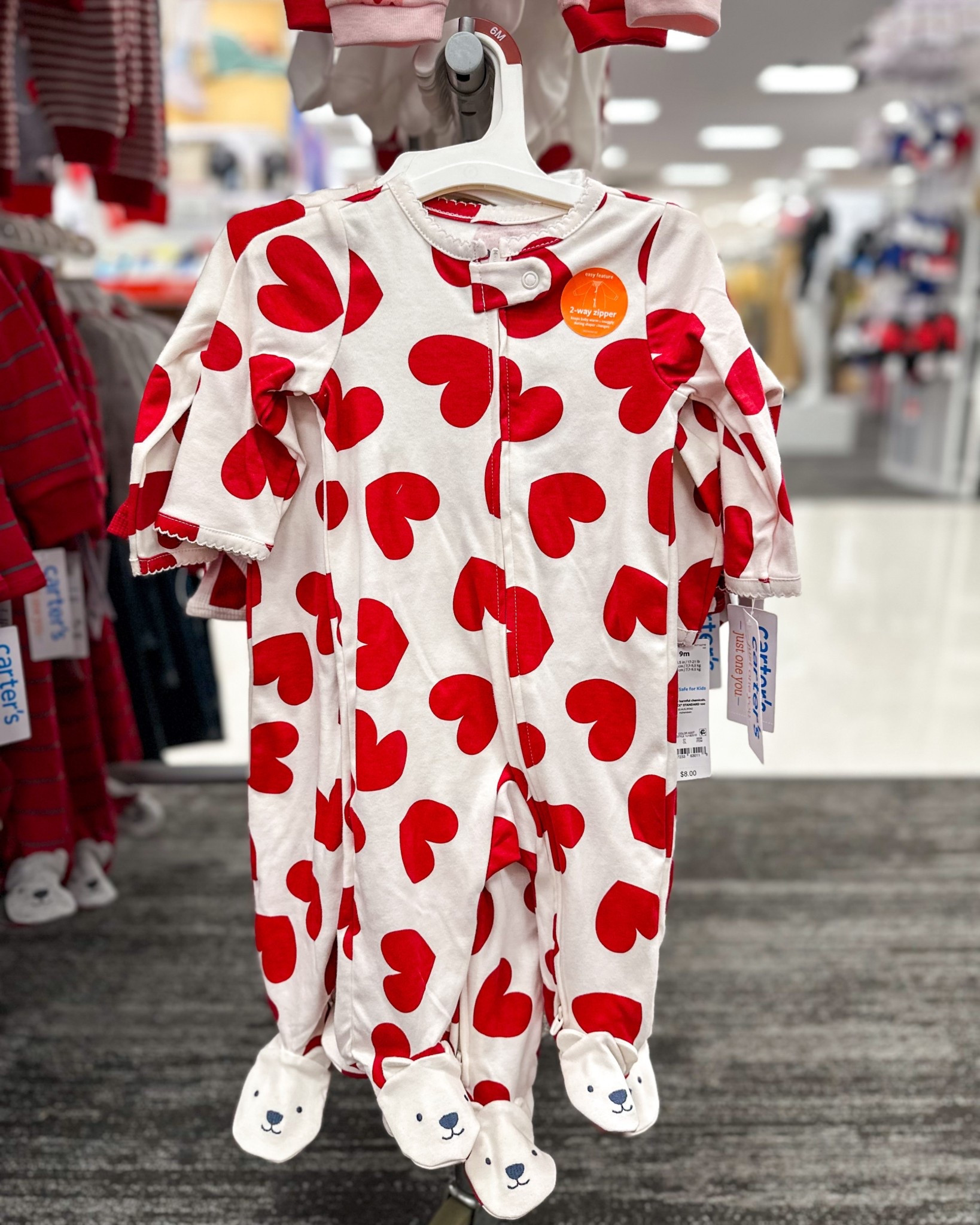 Take a look at this all over heart print footed onesie for baby by Carter’s Just One You. 

It has a head-to-toe 2-way zipper and the cutest, little bear footies. 🧸 

#ValentinesDay #BabyValentinesDay #Target #BabyGirl #Vday

#LTKBaby #LTKSeasonal #LTKKids
