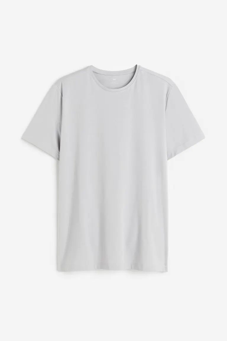 Slim Fit Round-necked T-shirt | H&M (US + CA)