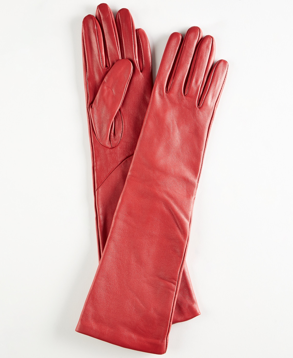 Charter Club Long Leather Tech Gloves, Created for Macy's | Macys (US)