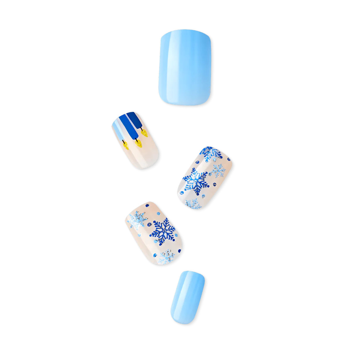 imPRESS Limited-Edition Hanukkah Press On Nails - Noble Light | KISS, imPRESS, JOAH