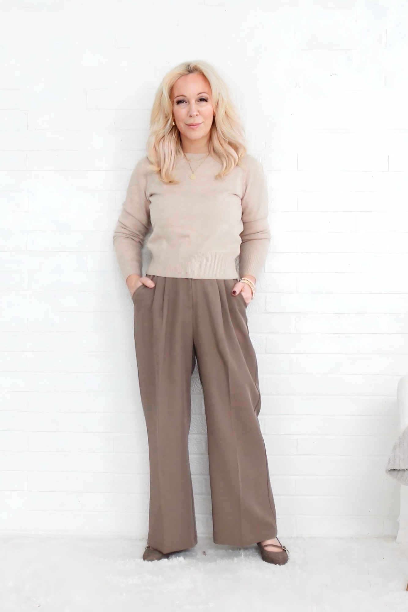 Winter Style Tip: Elegance That Keeps You Warm

One of the quiet secrets to winter style is choosing pieces that look polished while working for your body. These tailored trousers are a perfect example. They create clean lines and an elegant silhouette — but underneath, I’m wearing fleece-lined tights for warmth and comfort.

This is where style becomes practical without losing its charm. When warmth is built in invisibly, you don’t have to sacrifice elegance to stay comfortable. You simply show up feeling confident, supported, and put-together.

Winter chic doesn’t have to be cold. 
The most elegant outfits are often the ones that care for you the most.

#LTKOver40 #LTKSeasonal #LTKPetite