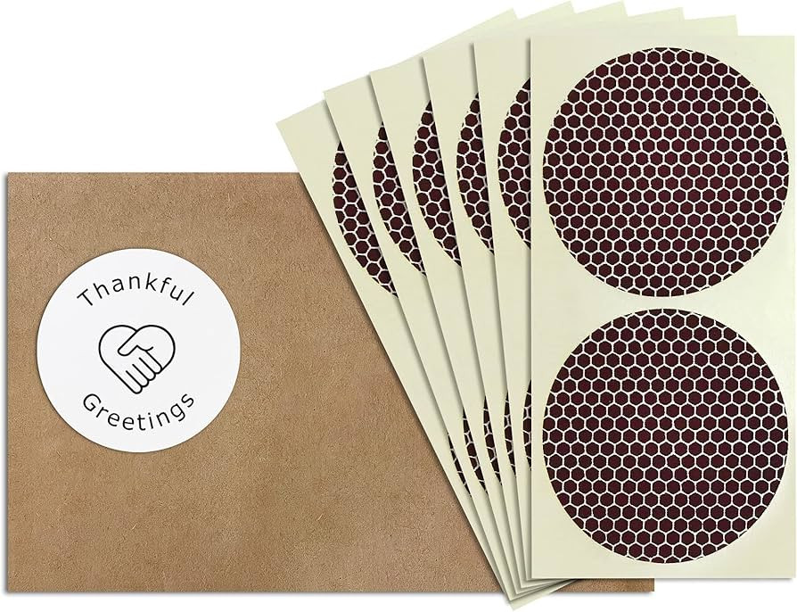 2” Circle Match Striker Stickers – 12 Pieces | Bumble/Dotted Pattern Match Strike Paper with ... | Amazon (US)