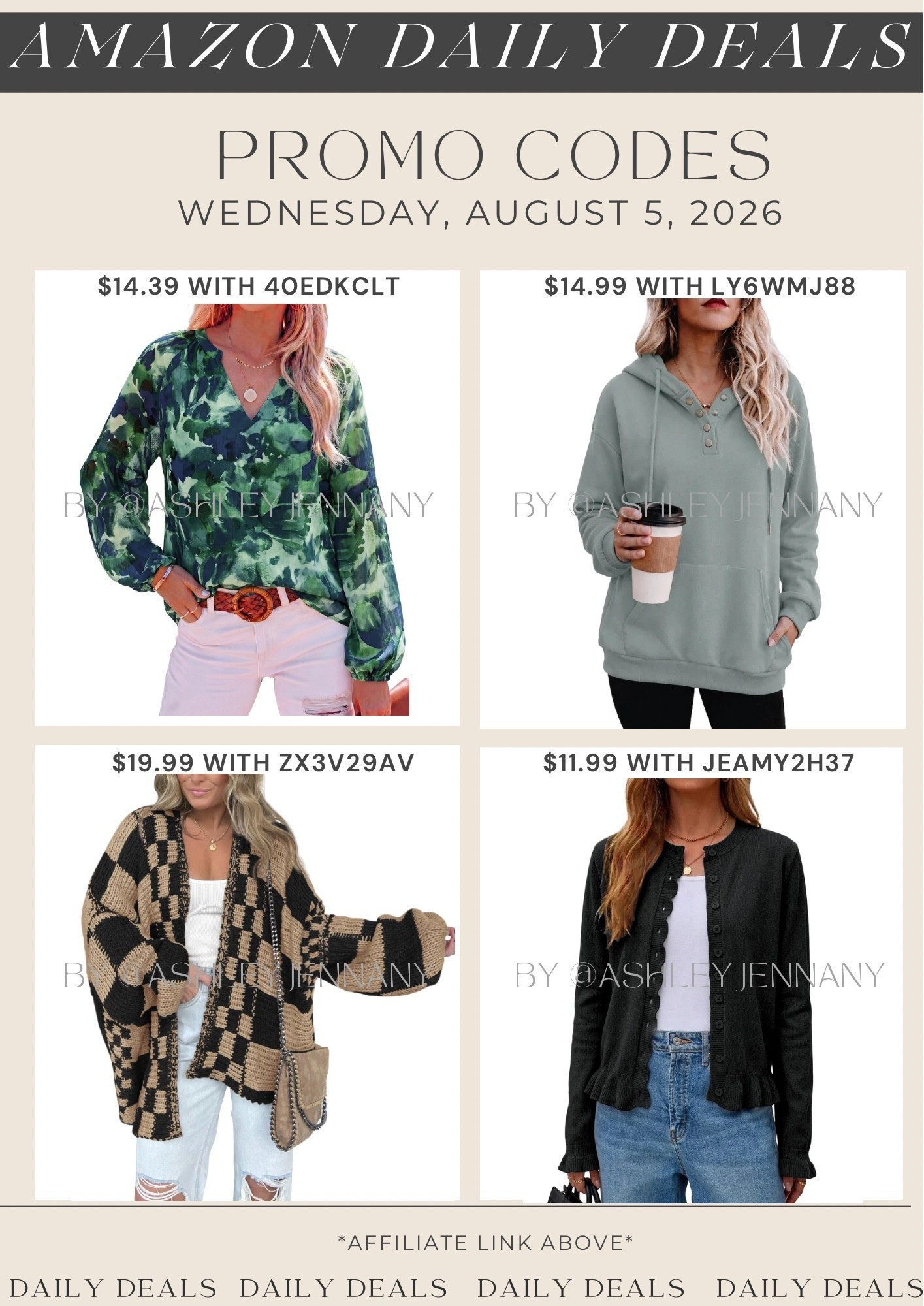 Amazon deals

#LTKSaleAlert #LTKMidsize #LTKSeasonal