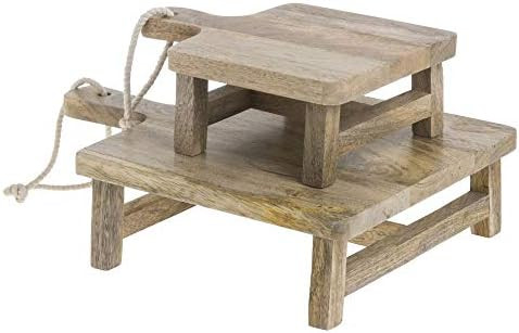 Cutting Board Riser Square Mango Wood - 13 9/10"L x 10"W x 3 2/5"H | Amazon (US)