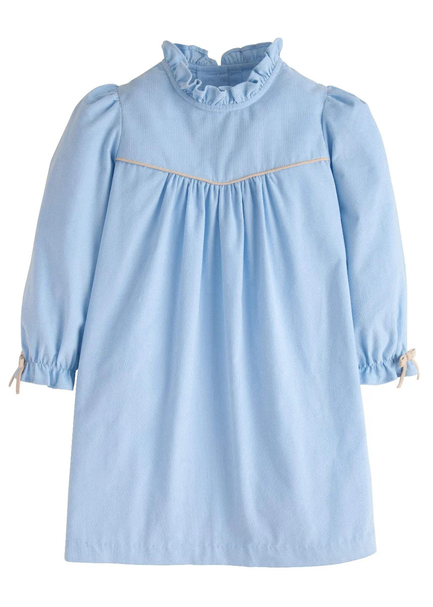 McCall Dress - Light Blue Corduroy | Little English