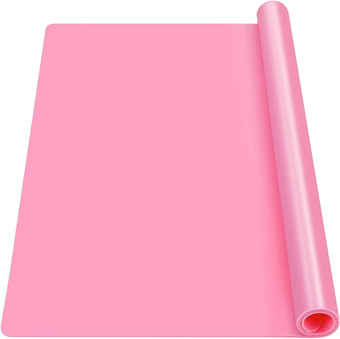 Gartful Pink Oversize Silicone Mat 27.6" x 19.7", Silicone Sheet for Crafts, Nail Arts, Painting,... | Amazon (US)