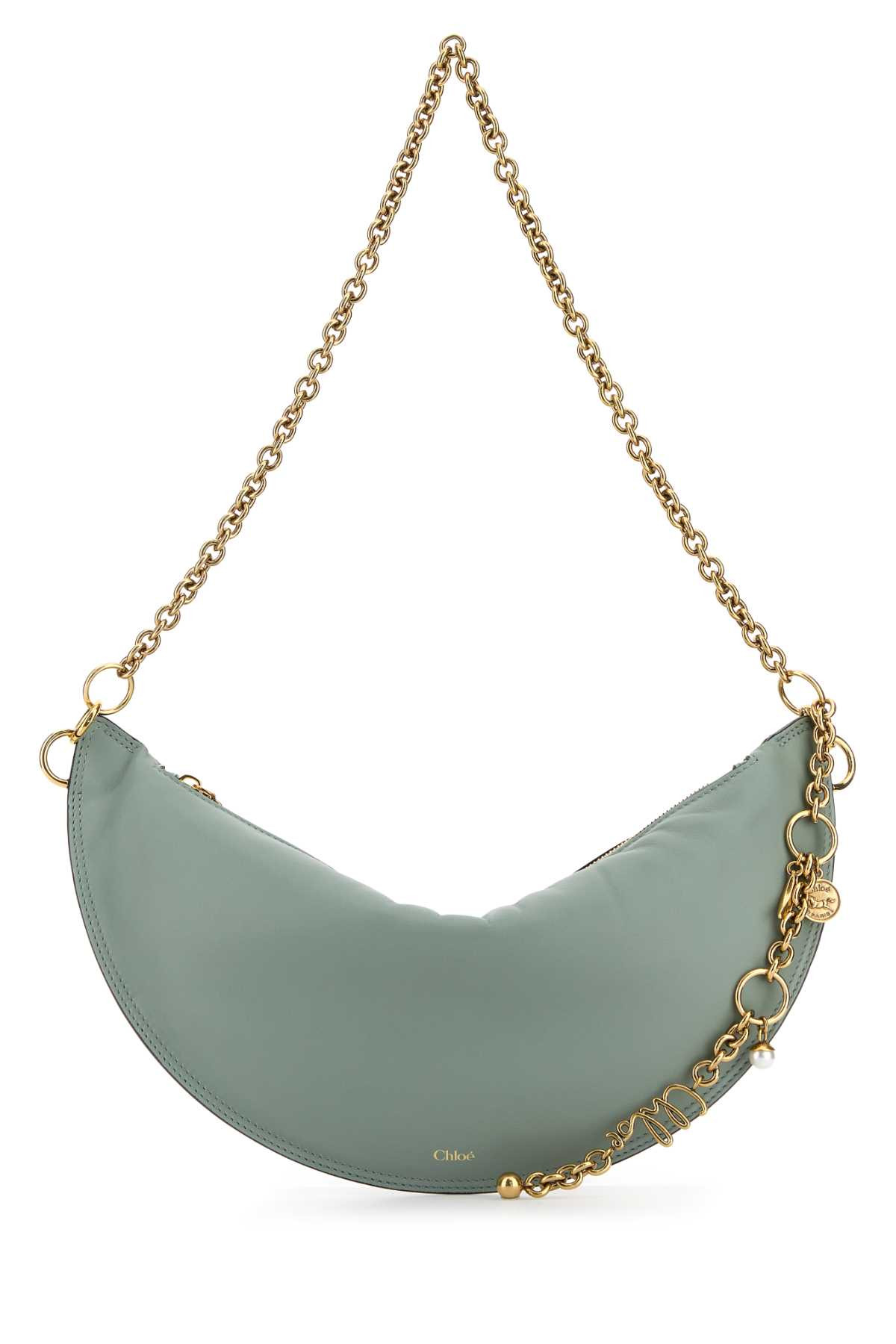 Chloé Sea Green Nappa Leather Chloe Icons Shoulder Bag | Italist.com US