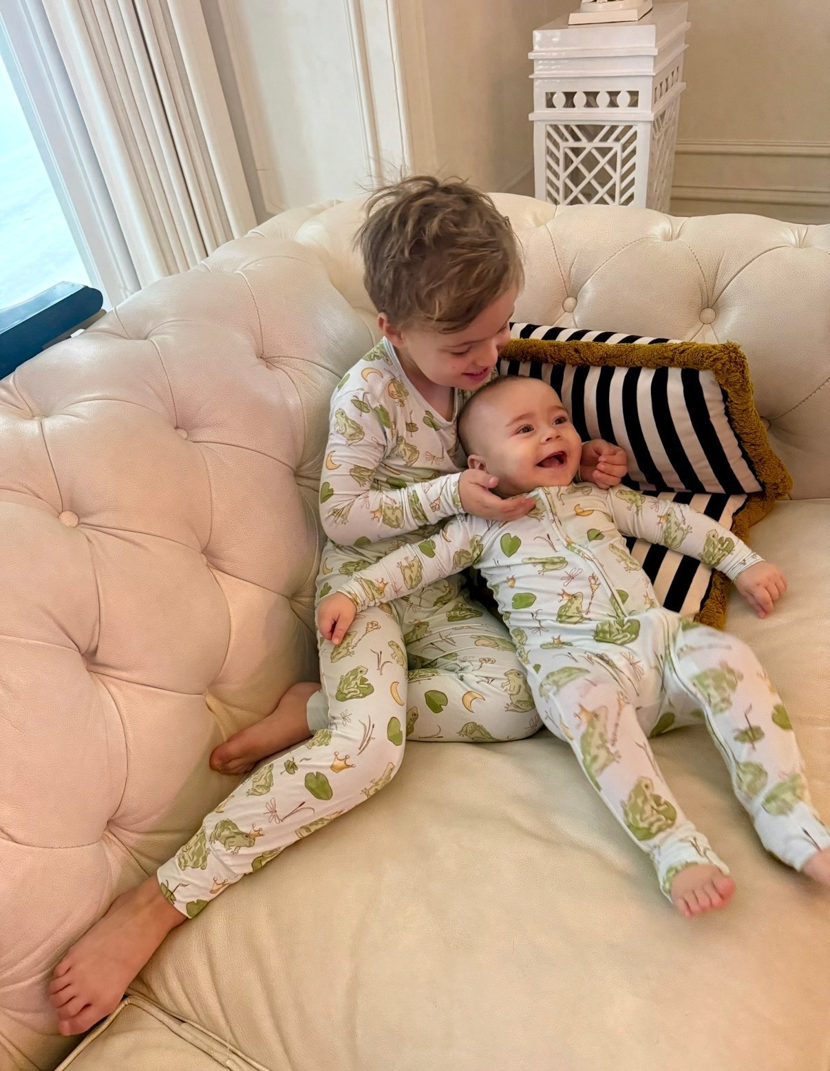 Posh Peanut pj’s! 🤍🤍

#LTKmomlife #LTKSeasonal #LTKKids