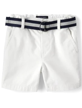 Baby And Toddler Boys Belted Woven Chino Shorts | The Children's Place  - SIMPLYWHT | The Children's Place