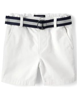 Baby And Toddler Boys Belted Woven Chino Shorts | The Children's Place  - SIMPLYWHT | The Children's Place