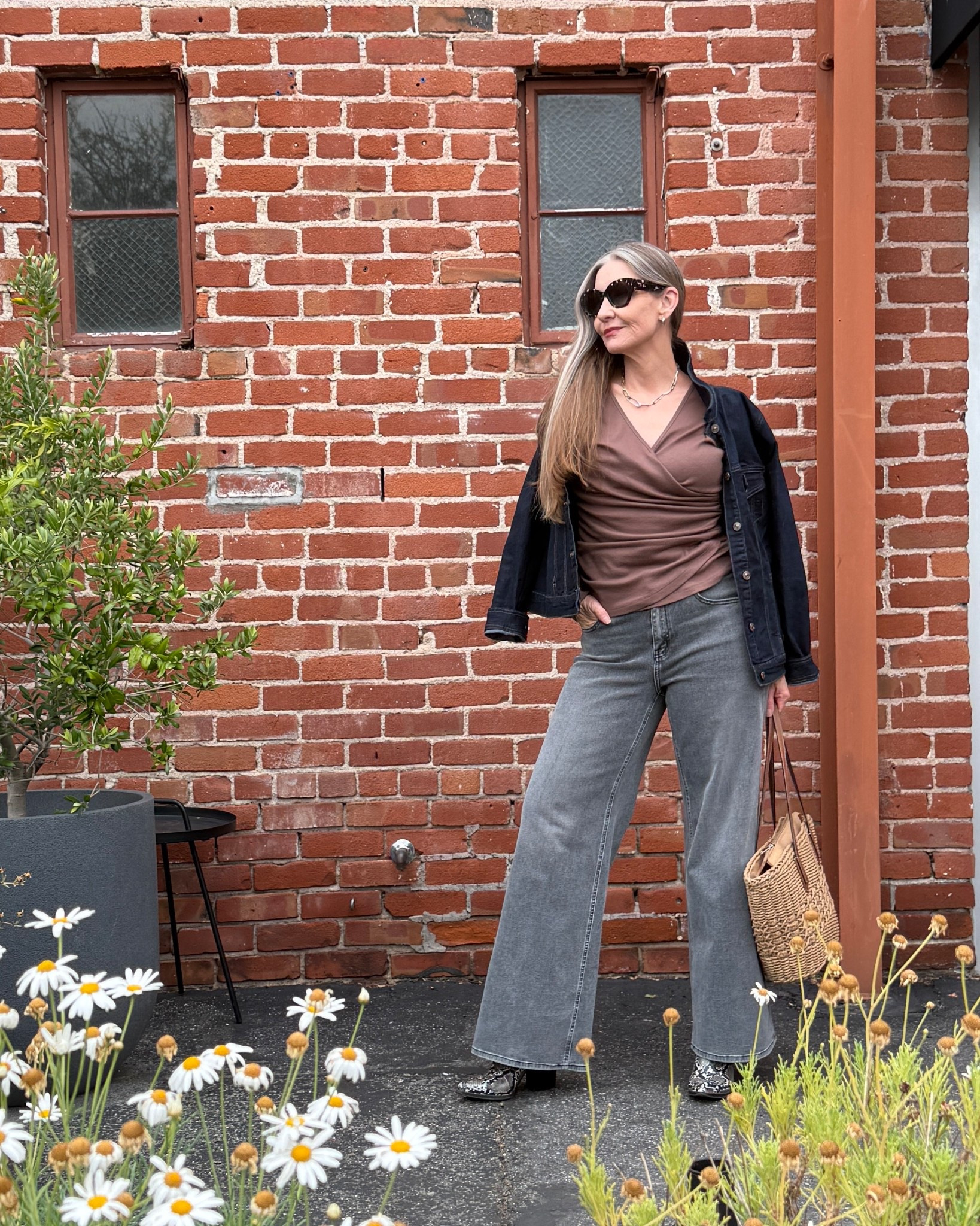 Loving gray & brown together right now.  Every piece of this look is super affordable which I just realized when I was linking everything. 😂 As always just ask if you have any questions. All true to size. 🤎☑️

#LTKMidsize #LTKOver40 #LTKootd