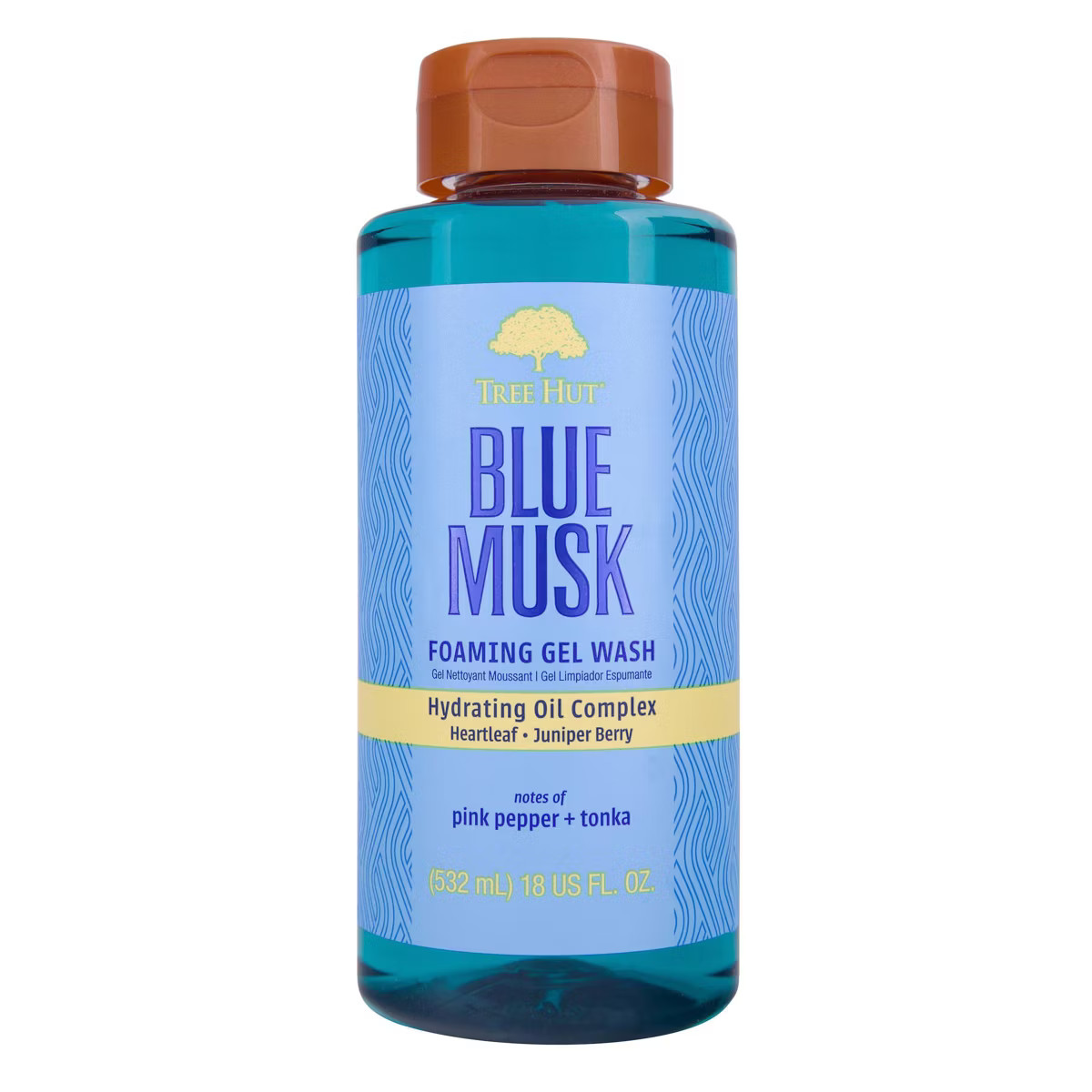 Tree Hut Foaming Gel Body Wash - Blue Musk - 18 fl oz | Target