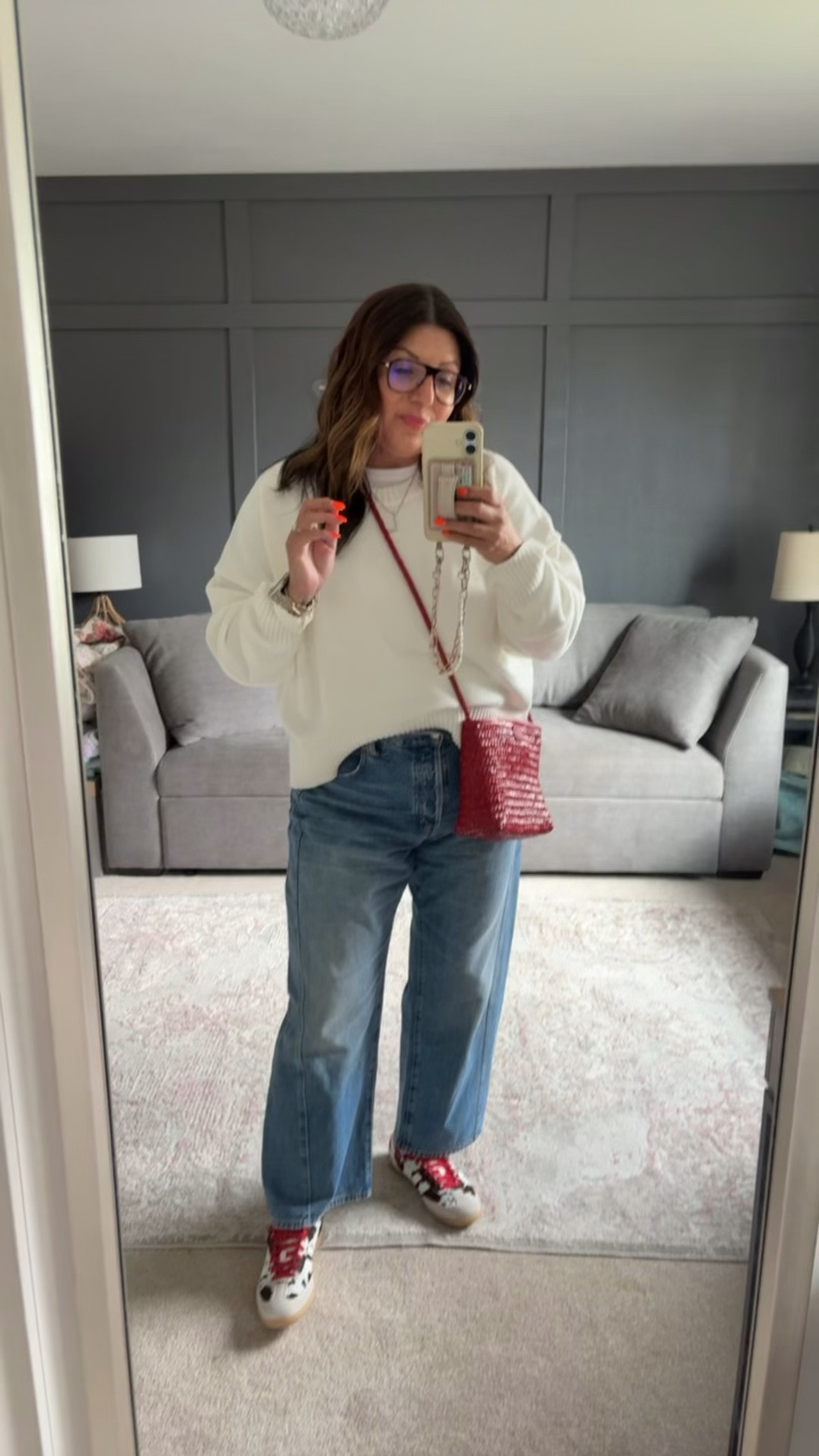 Today’s ootd
Quince sweater - XL
Madewell jeans -32
Madewell bag
Adidas sneakers

#LTKSaleAlert #LTKMidsize #LTKOver40