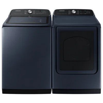 Samsung 5.4 cu. ft. Top Load Washer with 7.4 Cu. Ft. Dryer with Steam Santize+ | Wayfair North America