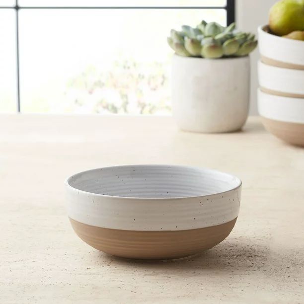 Better Homes & Gardens Abott Stoneware Cereal Bowl - Walmart.com | Walmart (US)