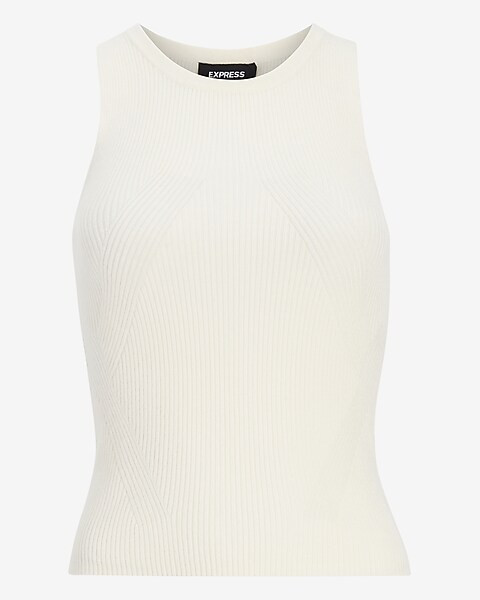 Ribbed Sweater Tank | Express