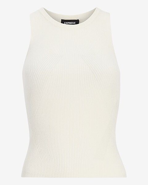 Ribbed Sweater Tank | Express