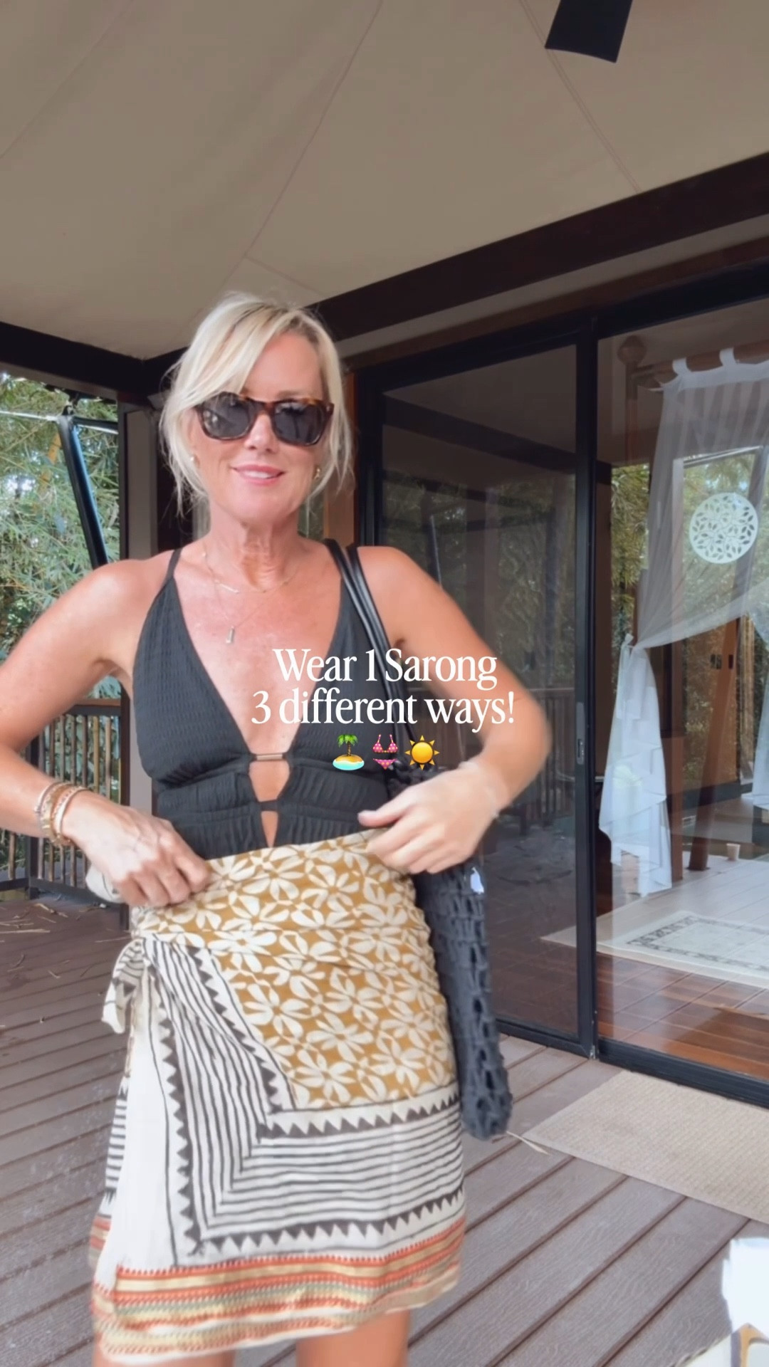 Here’s three fun ways to tie a sarong! Found this on Amazon for $20! 

Suit: small
Sarong: one size 

#LTKOver40 #LTKTravel #LTKgrwm