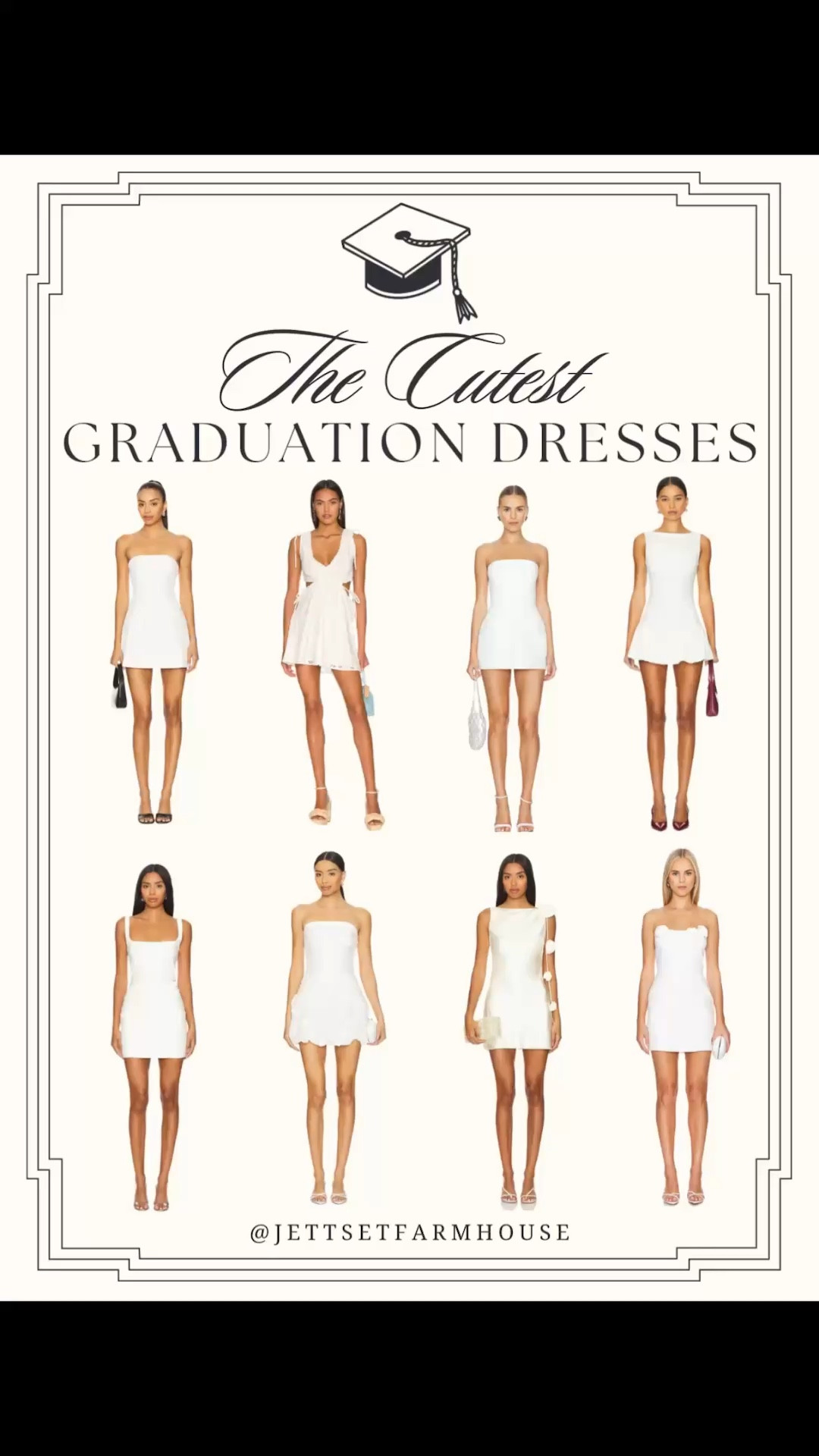 The prettiest graduation dresses all in one place 🤍 Whether you want something classic, trendy, white, or just super flattering, these are such good options for graduation day, photos, parties, and everything in between 🎓✨

#LTKSeasonal #LTKootd
