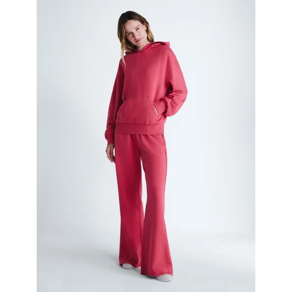 Scoop Women's and Women's Plus Mineral Wash Oversized Hoodie, Sizes XS-4X | Walmart (US)