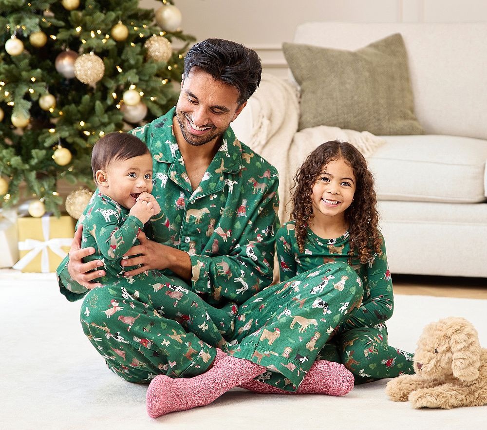 Holiday Dogs Family Pajama Collection | Pottery Barn Kids