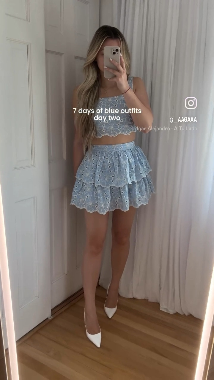 skirt on sale for $20!! blue outfit, blue skirt, vacation outfit, Europe outfit, summer outfit

#LTKtravel #LTKstyletip #LTKfindsunder50