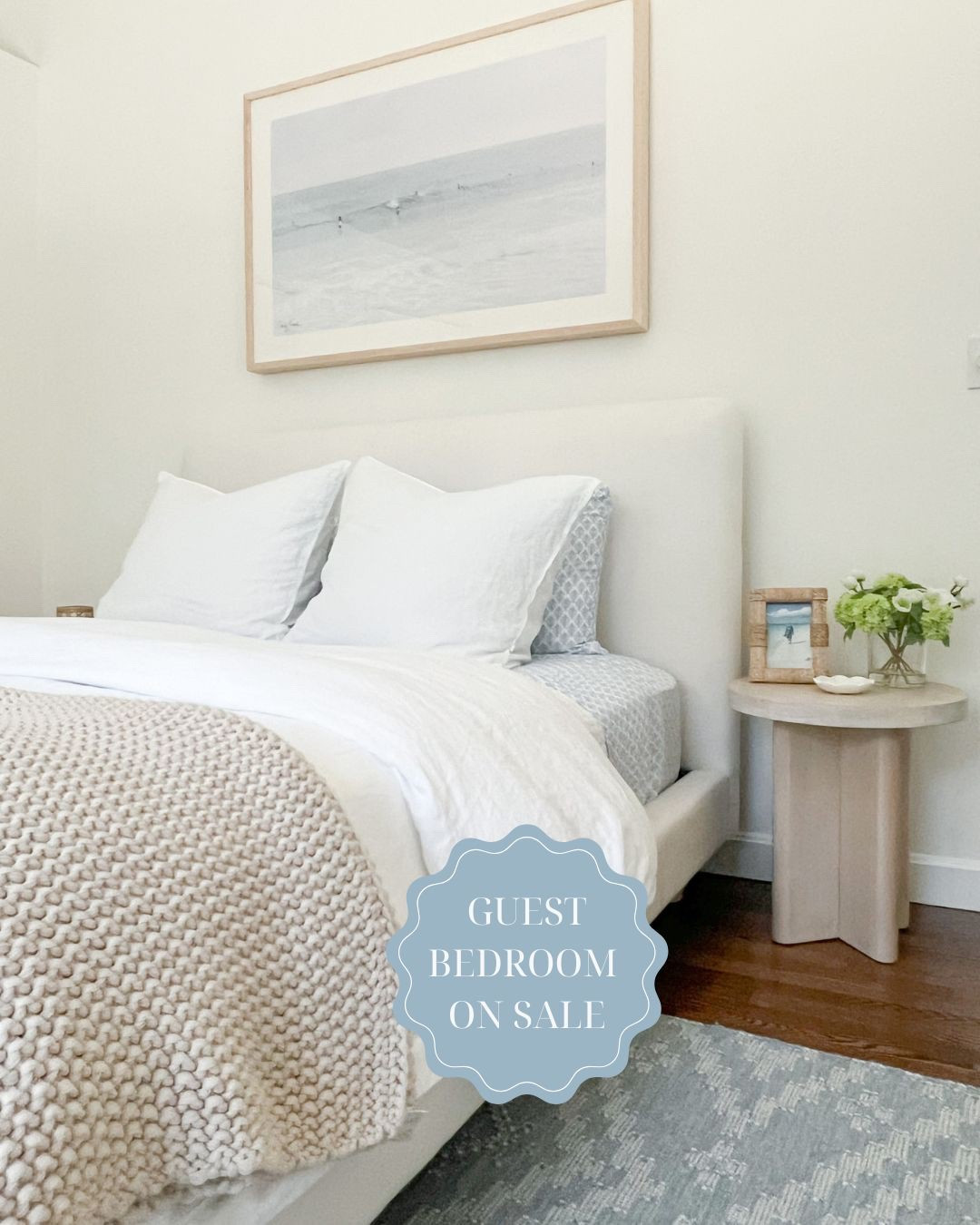 Several pieces in my guest bedroom are on sale this 4th of July week, including the sides tables, artwork & rug! 🇺🇸
-
- coastal home decor, coastal style, coastal nightstands, light wood nightstands, round side tables, small side tables, coastal bedroom furniture, beach house bedroom decor, beach house furniture, neutral bedroom, bedroom ideas, upholstered bed, queen size bed, pottery barn beds, platform beds, guest room decor, linen duvet cover, amazon duvet cover, white duvet cover, amazon down comforter, white linen pillow shams, duvet set, coastal artwork, artwork over bed, large artwork, beach artwork, ocean artwork, nightstand decor, side table decor, woven picture frames, amazon picture frames, marble ring dish, white quilts, pottery barn quilts, coastal bedding, white bedding, 4th of July sale, home sales

#LTKHome #LTKSaleAlert #LTKFindsUnder100