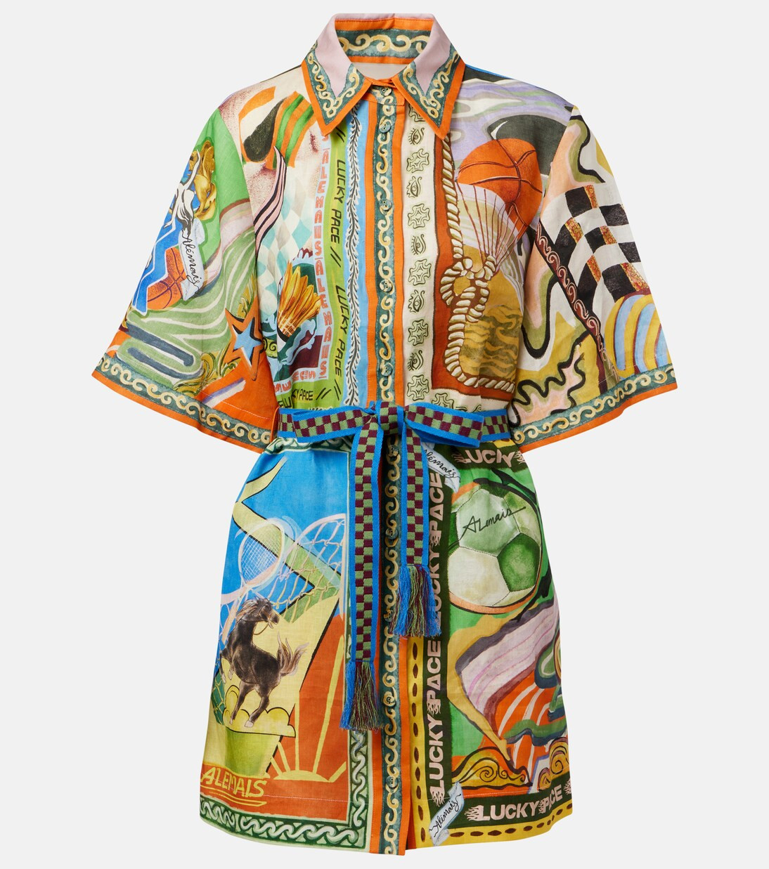 Lucky Pace printed linen shirt dress | Mytheresa (US/CA)