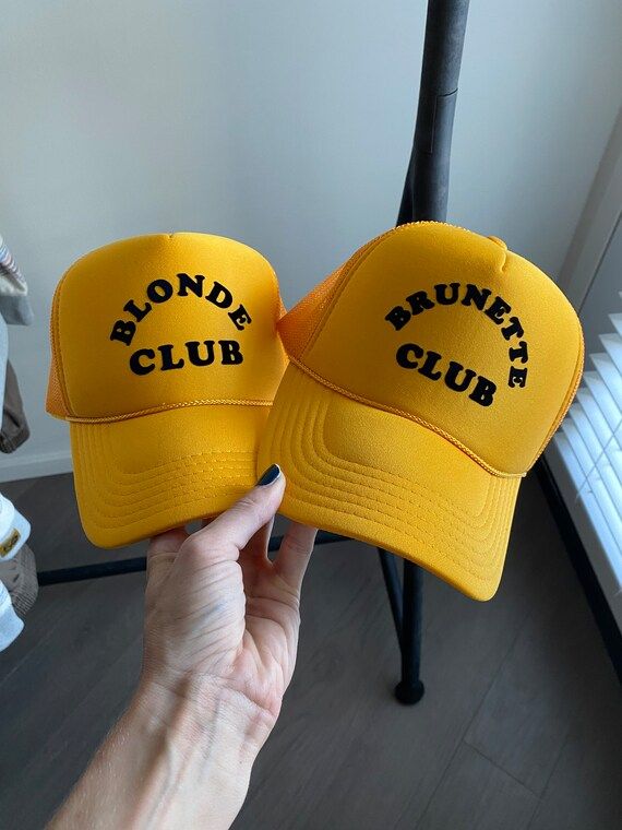 Blonde Club Trucker Hat | Etsy (US)