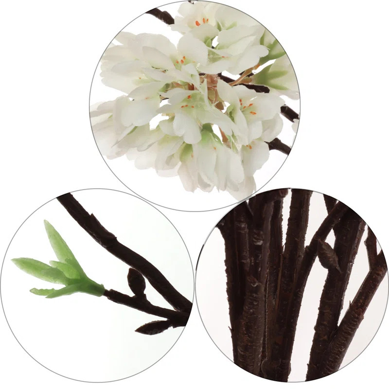 43'' Faux Cherry Blossom Branch (Set of 12) | Wayfair North America