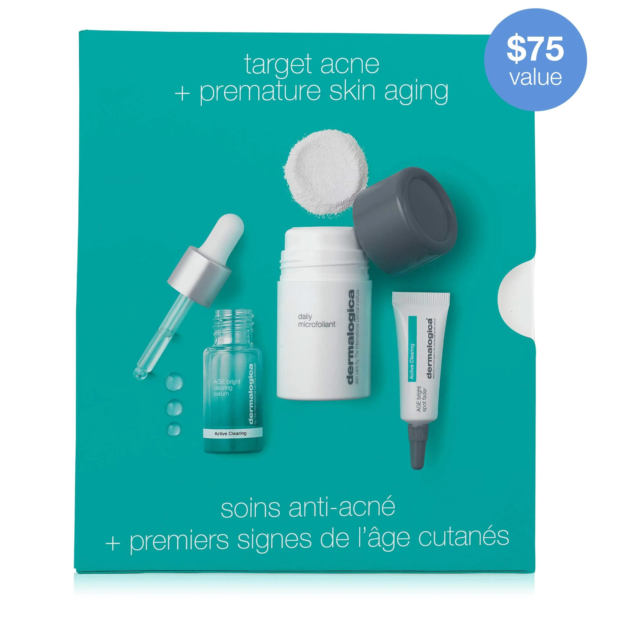 Clear and Brighten Kit for Acne and Skin Aging, Travel Kit | Dermalogica® | Dermalogica (US)