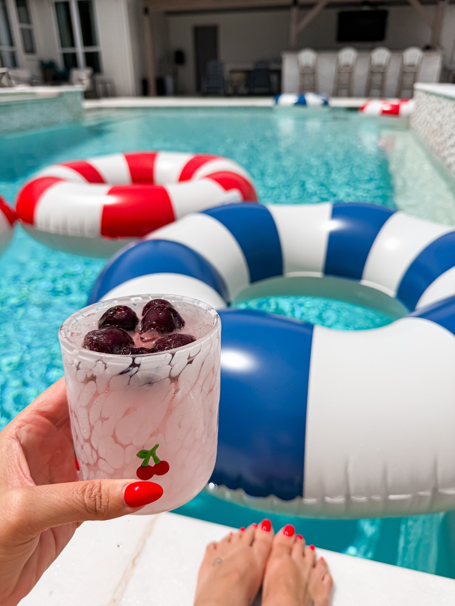 @target #ad #sponsored 

these pool floats were one of my favorite summer finds 💙❤️

they’re oversized, come in several colors, and give me the same classic resort-style look as much pricier floats. i grabbed mine on sale for $8, but even at $10 they’re such a good find.

perfect for pool days, summer parties, or just floating around all afternoon ☀️

#LTKSeasonal #LTKHome #LTKSwim