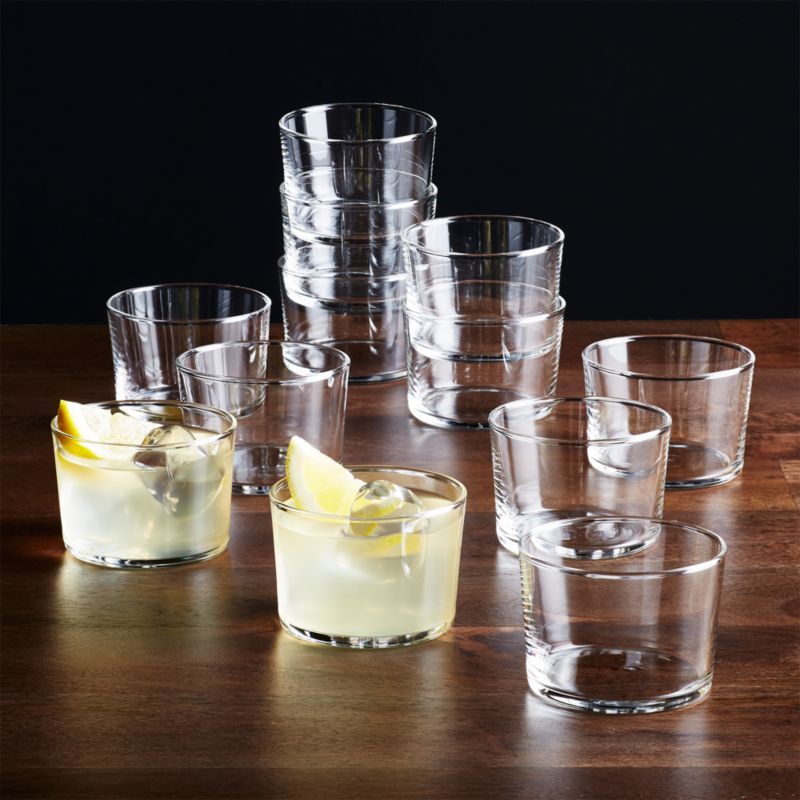 Bodega 7 Oz Glasses, Set of 12 + Reviews | Crate and Barrel | Crate & Barrel